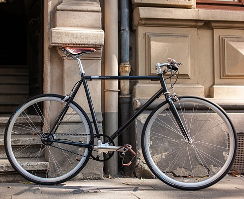 mika amaro - 8- Speed Urban Bike „cushy black“  Fahrrad