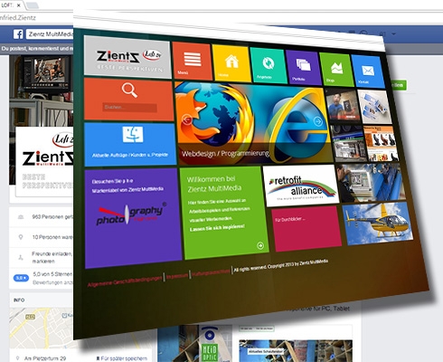 Zientz Multimedia - Webdesign