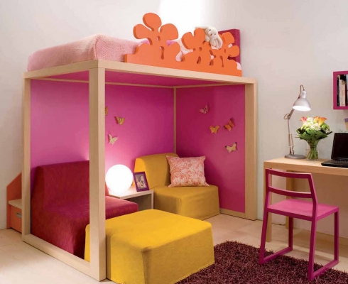 Dearkids - Design Hochbett für Mädchen