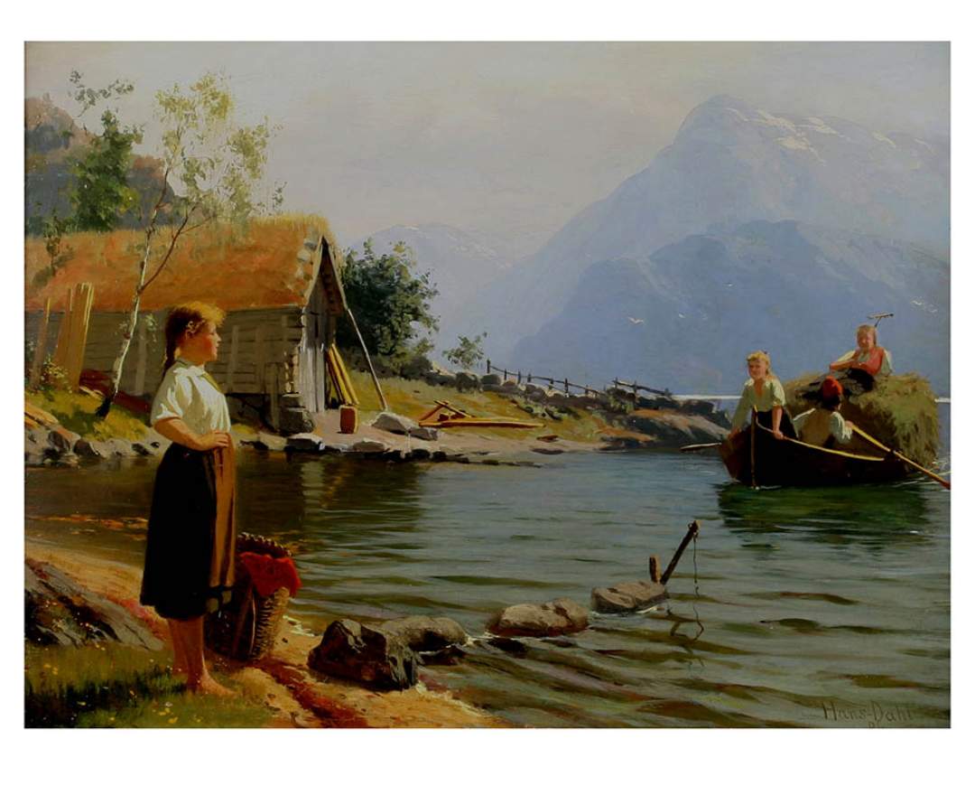Hans Dahl - Rückkehr von der Heuernte in Norwegen