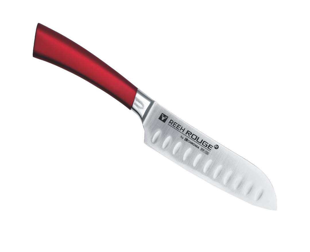 REEH ROUGE by CHROMA - CHROMA REEH ROUGE RR-06 Santoku Messer