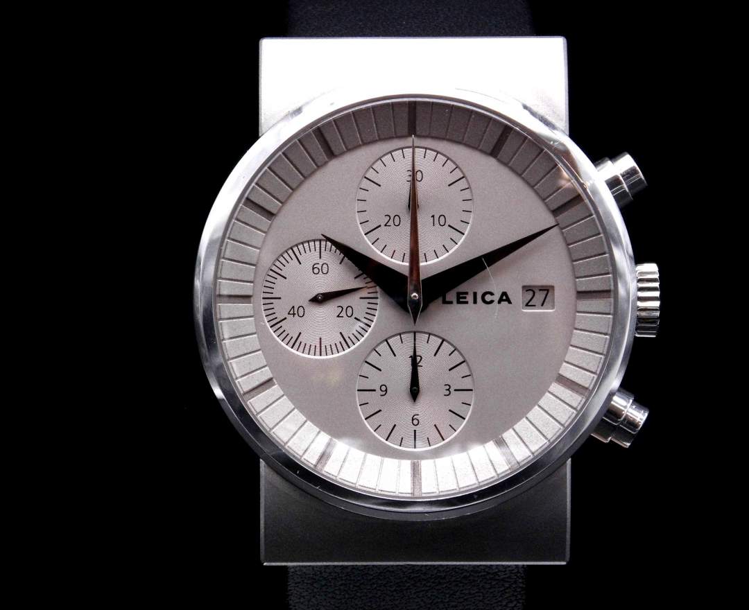 Leica - Leica Chronograph Automatik Sichtboden Valjoux 7750 kleine Sekunde Datum 12 Stundenanzeige