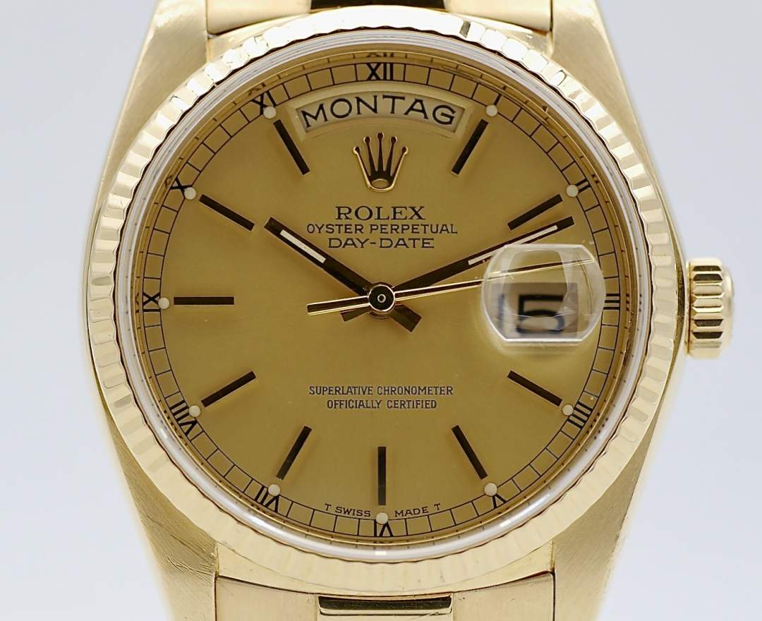 Rolex - Rolex Day-Date 36, 1981 18038 inklusive Beschreibung und Box
