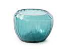 Guaxs - Malia Vasen und Teelichthalter klar/petrol - Teelichthalter Thumbnail