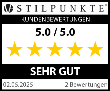Bewertungen und Zertifikat für Gestaltung in Holz bei Stilpunkte