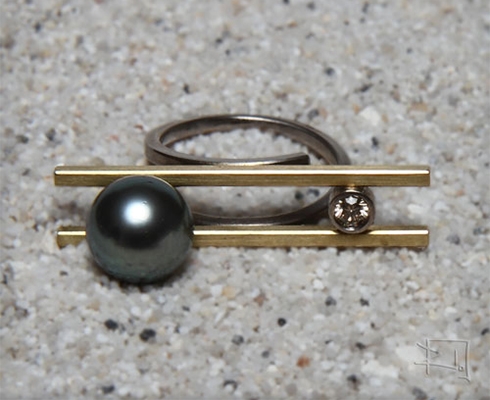  - Ring mit Tahitiperle