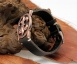 Gazpocho - Gazpocho Fleur de Lys Armband mit schwarzem Vintage Lederband  Thumbnail