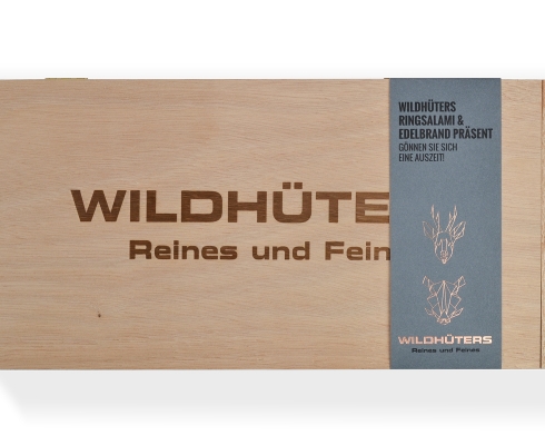 Wildhüters - Wildhüters Präsent: Wild-Ringsalami & Edelbrand Präsent