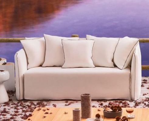 Gervasoni - Gervasoni Garten-Sofa 180 cm Ghost Out 10