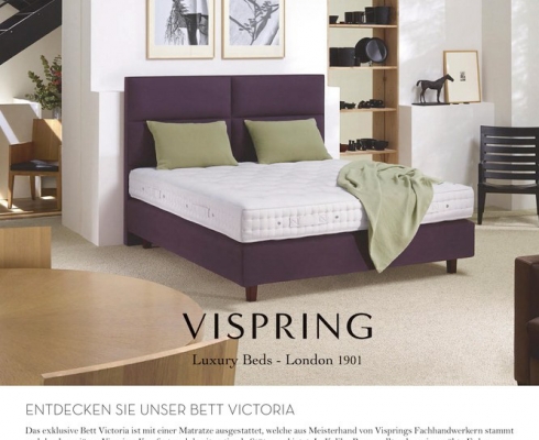 ViSpring - Victoria Bett mit ViSpring Matratze 