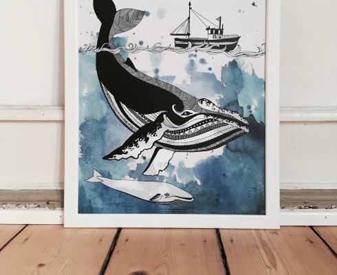 URwerk made in Ehrenfeld - Print 'blue whale'