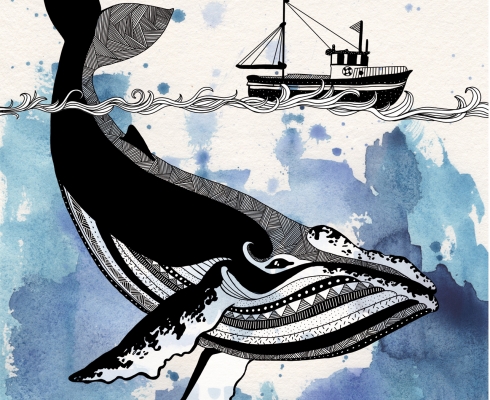 URwerk made in Ehrenfeld - Print 'blue whale'