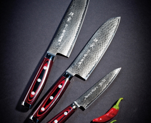 Yaxell - Yaxell Damastmesser RAN 69 Santoku