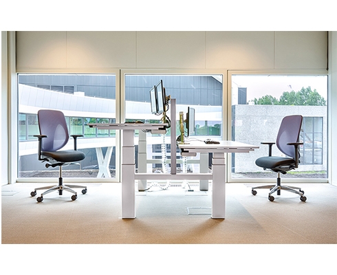 Büro + Ergonomie Lothar Jux - ErgoAktivDesk – Sitz-Steh-Tisch
