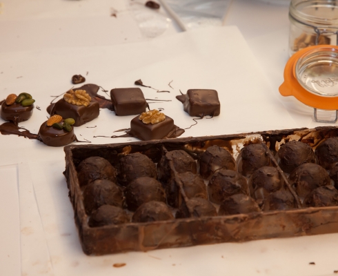 Chocolaterie Jan von Werth - Choco-Workshop Hohlform Praline
