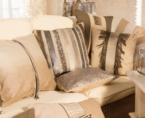 Wittkemper Living - Kissen Felippo Silver Chain, inkl. Inlett