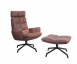 KFF - Lounge Sessel „Arva“ mit Hocker Thumbnail