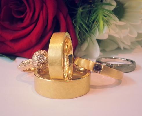  - Trauringe Weißgold Gelbgold Rotgold, einfarbig oder bicolor, Ihr entscheidet was zu euch passt!