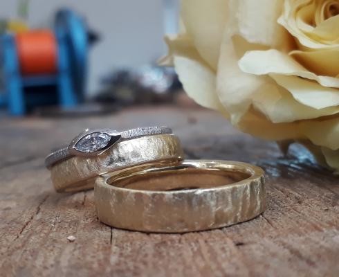  - Trauringe Weißgold Gelbgold Rotgold, einfarbig oder bicolor, Ihr entscheidet was zu euch passt!