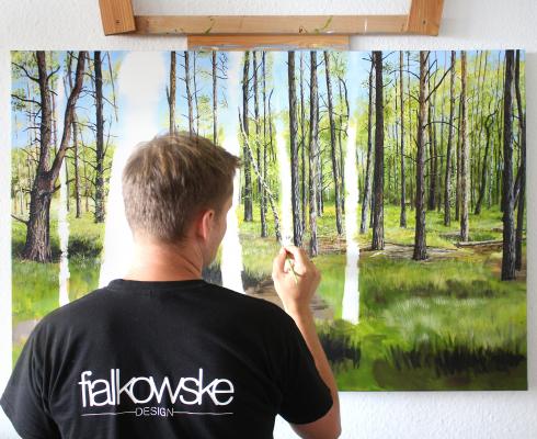 Fialkowske Design - Wald Gemälde / Ausverkauft