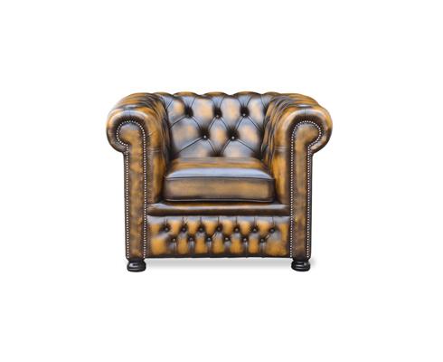 Springvale Leather - 'Burnely' 2½-Sitzer Chesterfield Sofa