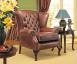 Springvale Leather - 'Colchester' Chesterfield Ohrensessel Thumbnail