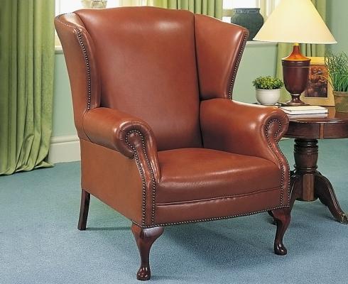 Springvale Leather - 'Colchester' Chesterfield Ohrensessel