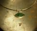 Vitten die Goldschmiede - Anhänger grüner Granat (Navette) Thumbnail
