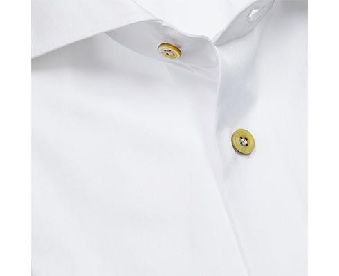 Kiton - Hemd in weiß mit Haikragen