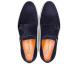 Santoni - Doppelmonksneaker in dunkelblau aus Veloursleder Thumbnail