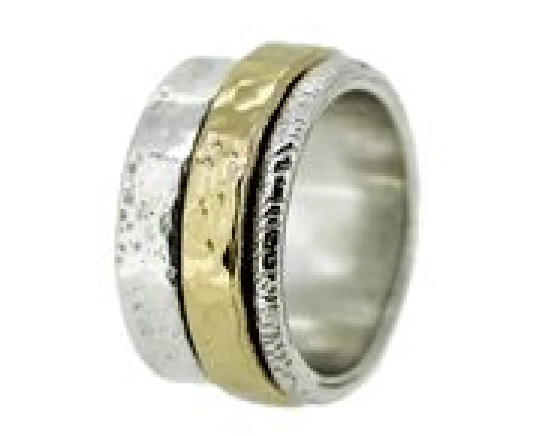 JEH JEWELS - Ring, silber, gold filled, JEH