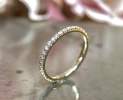 Infinity Juwelen - Strahlender Verlobungsring Ewigkeitsring Memoirering aus 14 K Gelbgold Thumbnail