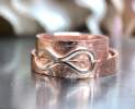 Infinity Juwelen - Trauringe Eheringe Set mit Unendlich Zeichen aus Rotgold/Weissgold Thumbnail