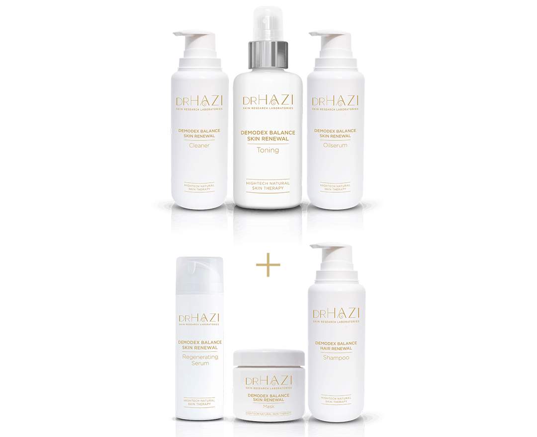DRHAZI HIGH-TECH NATURAL SKIN THERAPIE - DEMODEX DERMA BALANCE SKIN RENEWAL PACK