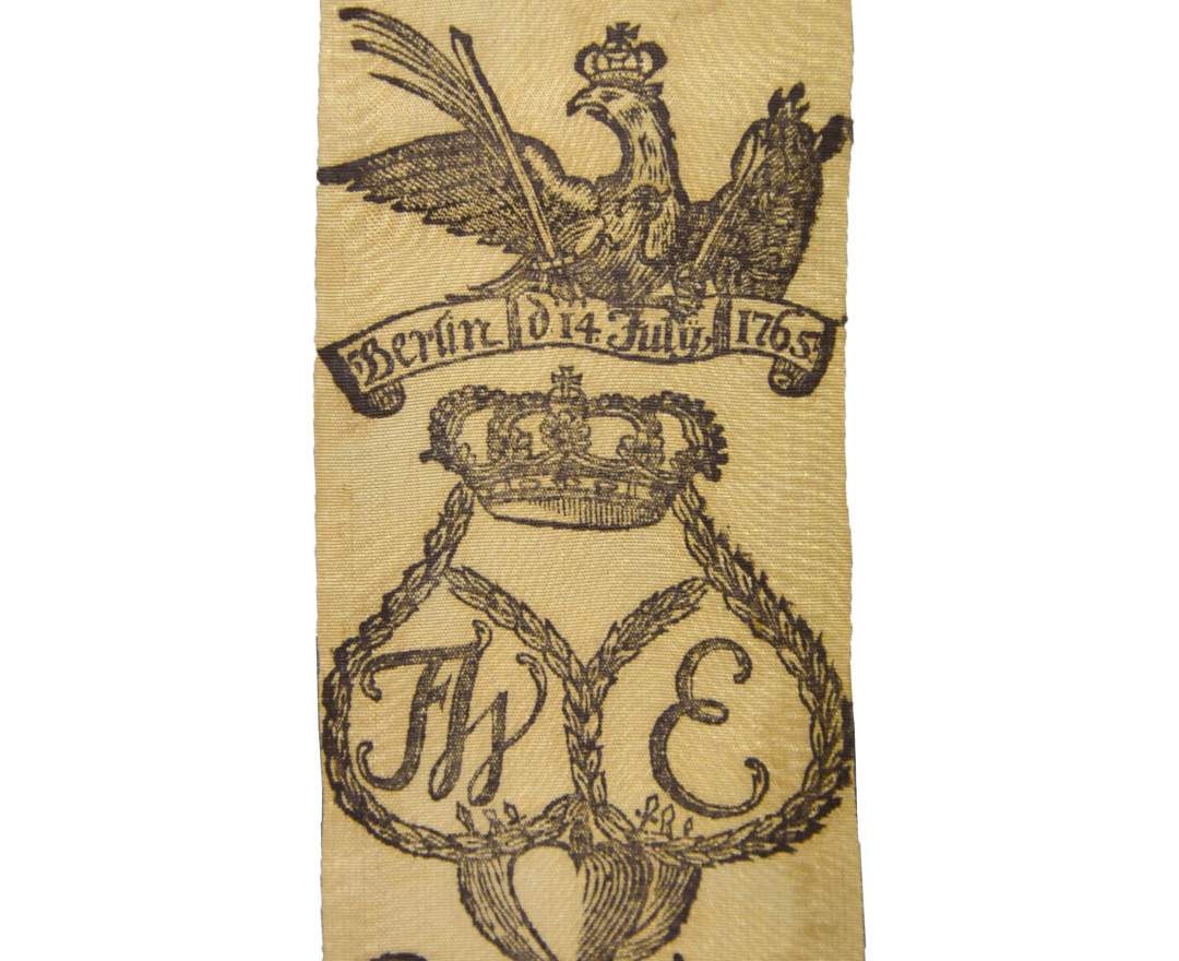 Kunsthandel Seidel u. Sohn - Ein Vivatband - Preußen, 1765