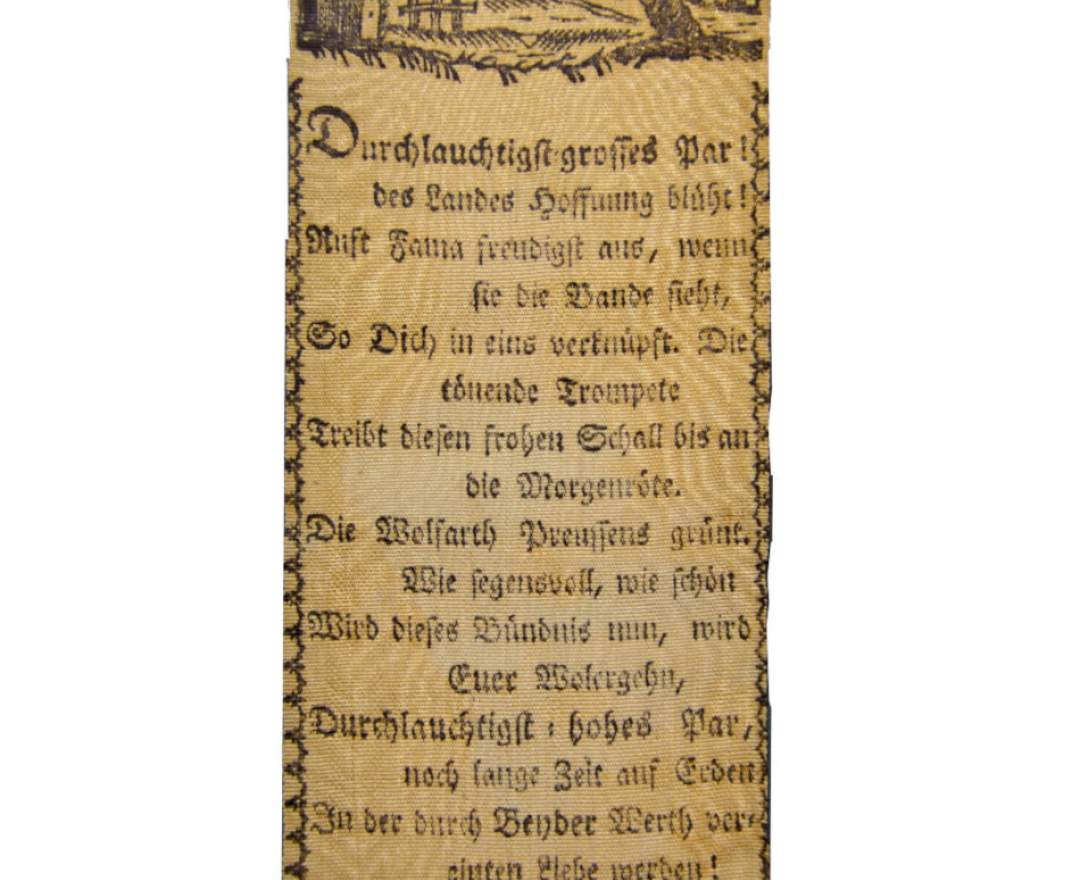Kunsthandel Seidel u. Sohn - Ein Vivatband - Preußen, 1765