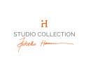 IH Studio Collection - IH Studio Collection Pouf SAN, dkl. Blau Weiss Thumbnail