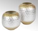 Lambert - Lambert, VASE FAVO, matt silber/gold Thumbnail