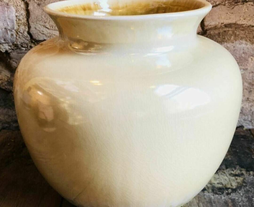 1st Tannendiele - Vase (beige, 23 cm)