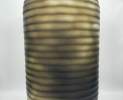 1st Tannendiele - Carved cylinder glass vase, brown (groß) Thumbnail