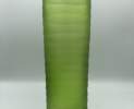 1st Tannendiele - Carved cylinder glass vase, grass green, L Thumbnail