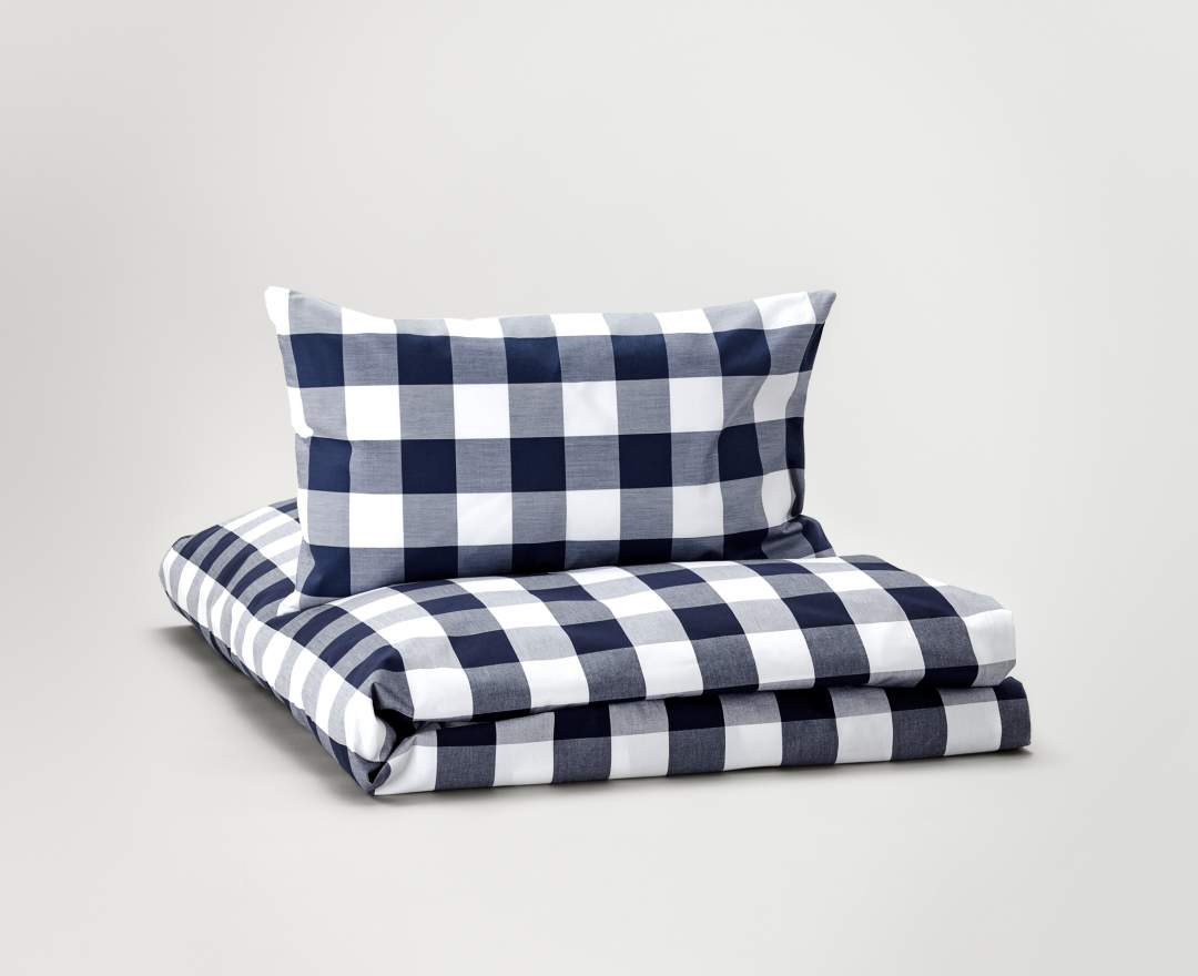  - Hästens Bettwäsche Original Blue Check