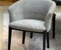 Molteni&C - Sessel DEVON von Molteni&C, Eleganter Esszimmerstuhl mit geschlossener Rückenlehne Thumbnail
