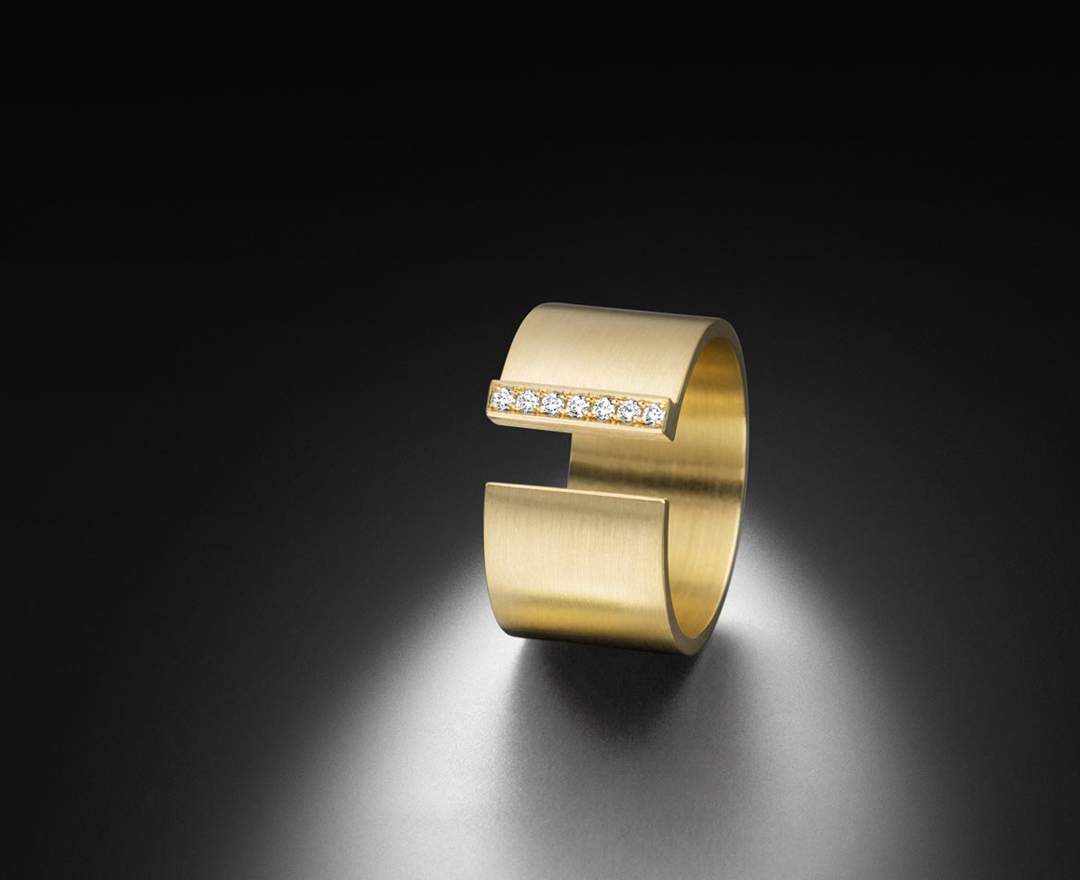 STEINBACH Goldschmiede - Ring Diamantensteg