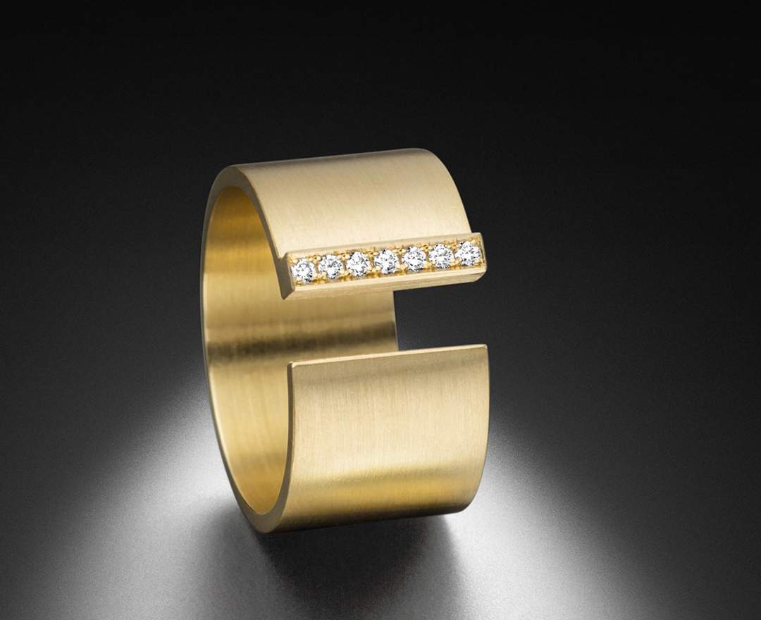 STEINBACH Goldschmiede - Ring Diamantensteg