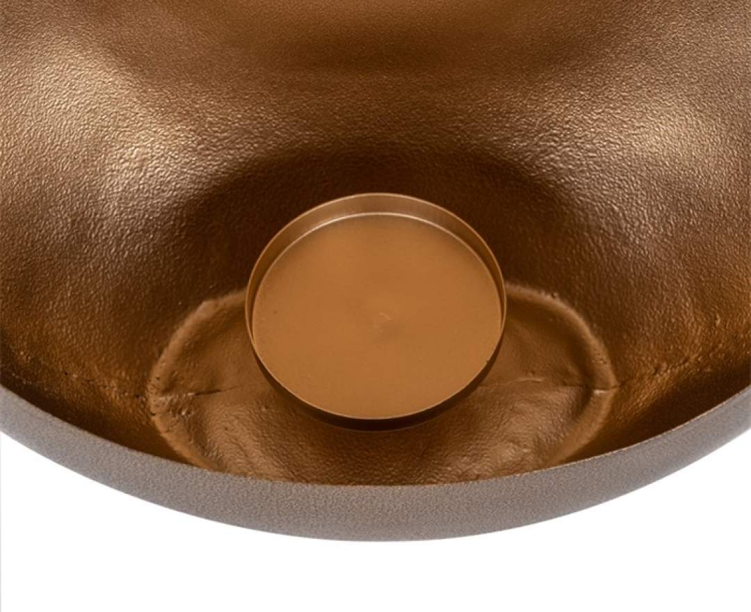 Richmond Interiors - Richmond Interiors, Kerzenhalter Xemm Bronze Gold medium,44cm