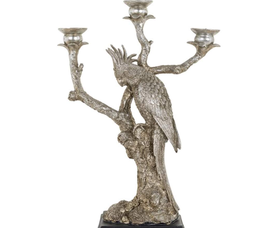 Richmond Interiors - Richmond Interiors, Kerzenhalter Ricky silber; 46,5cm