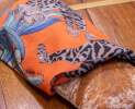 Ardmore - Ardmore, Geschirrtuch Cheetah Kings Coral , Südafrika, 50x70cm Thumbnail