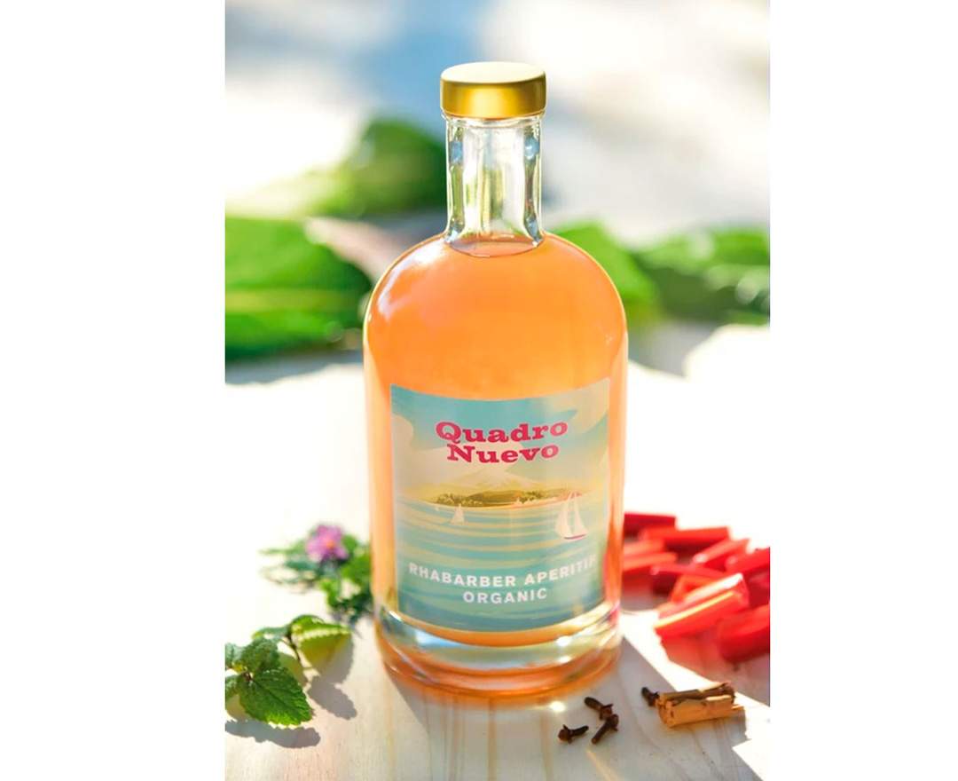 Dwersteg Destillerie -  Quadro Nuevo Rhabarber Aperitif Organic