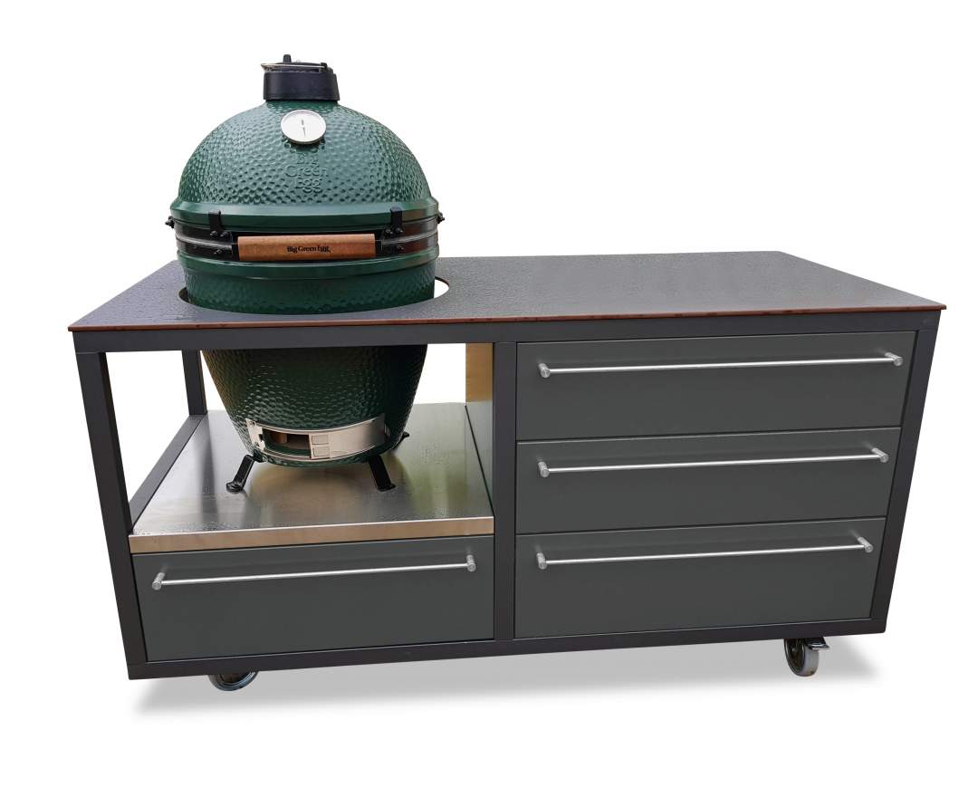 MM-Outdoorküchen - 800 KGOA Kombi Orga-Grillmodul für Keramik-Grills
